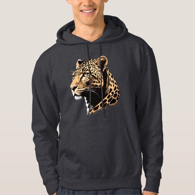 Leopard Head Hoodie (Vorderseite)