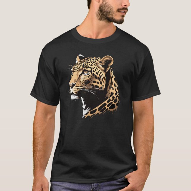 Leopard Head T-Shirt (Vorderseite)