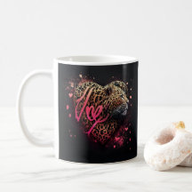 Leopard Heart Love Graffiti-Kunst                 