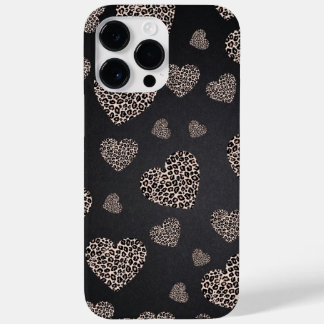 Leopard Hearts Case-Mate iPhone 14 Pro Max Hülle
