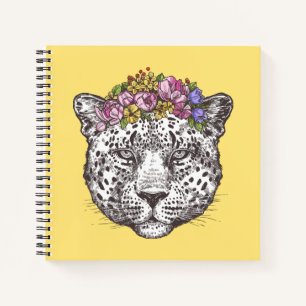 Leopard Hippie Chic Notizbuch