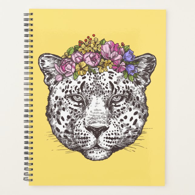 Leopard Hippie Chic Planer (Vorderseite)