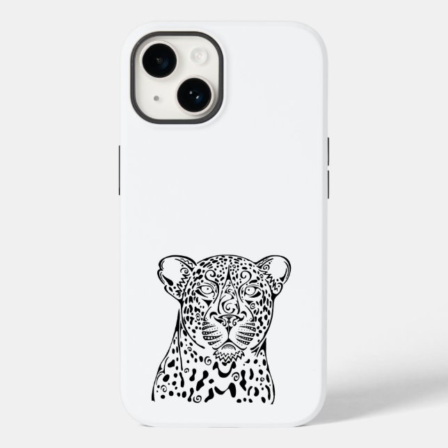 Leopard "Hosana" Design Case-Mate iPhone 14 Hülle (Rückseite)