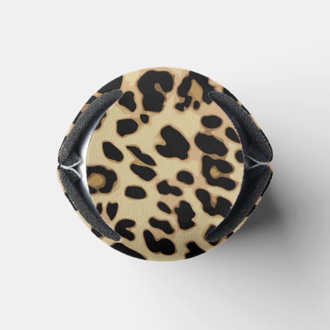 Leopard Hot Pink Bow The a Girl Safari Babydusche Dosenkühler (Unterseite)