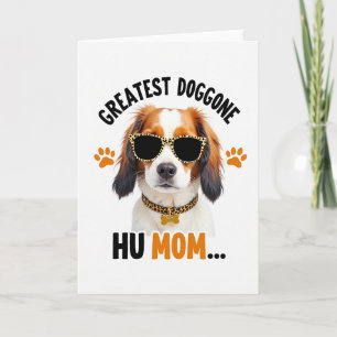 Leopard-Hund-Musterkarte Karte
