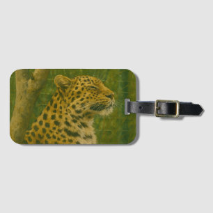 Leopard im Heiligtum Gepäckanhänger