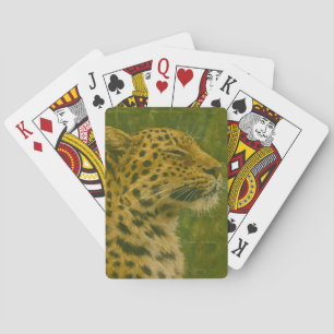 Leopard im Heiligtum Spielkarten