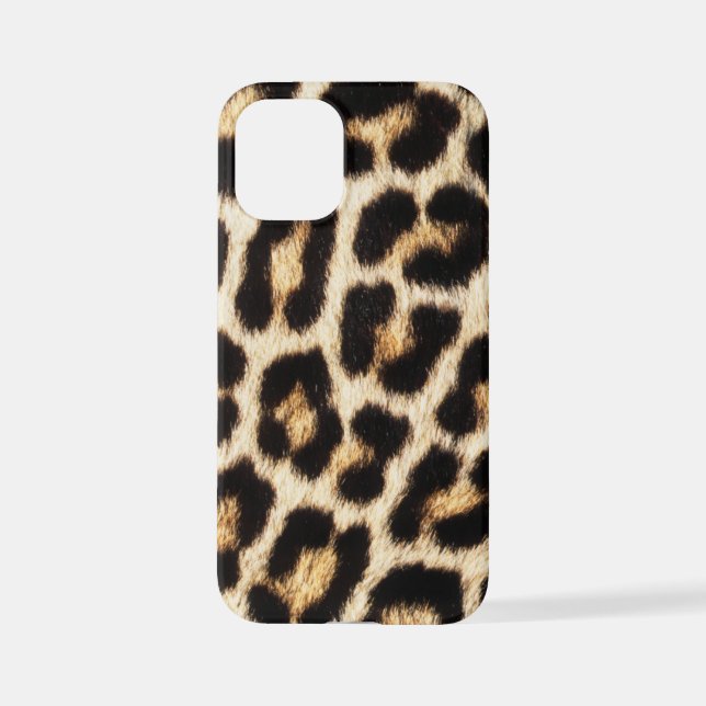 Leopard iPhone 12 MiniSlim Gehäuse, Glossy iPhone 12 Mini Hülle (Rückseite)