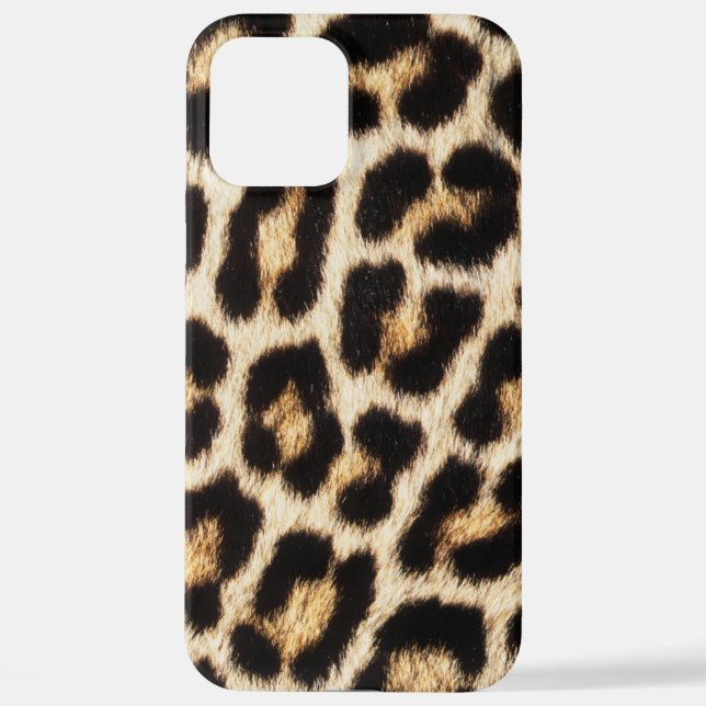 Leopard iPhone 12 Pro MaxSlim Gehäuse, Glossy Max Hülle (Rückseite)