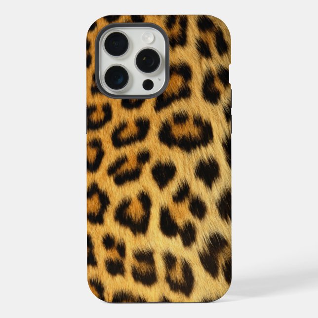 Leopard iPhone 15 Pro Max Hülle (Rückseite)
