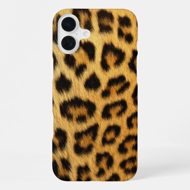 Leopard iPhone 16 Plus Hülle (Rückseite)