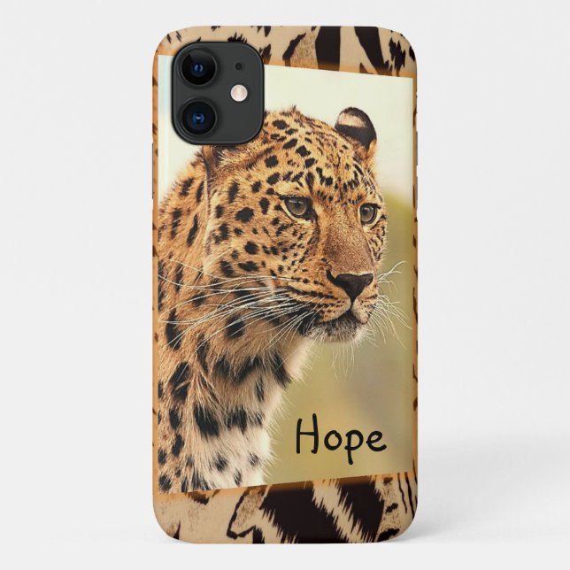 Leopard Iphone Case (Rückseite)