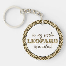 Leopard ist ein farbiger Fun Leopard Print Fashion