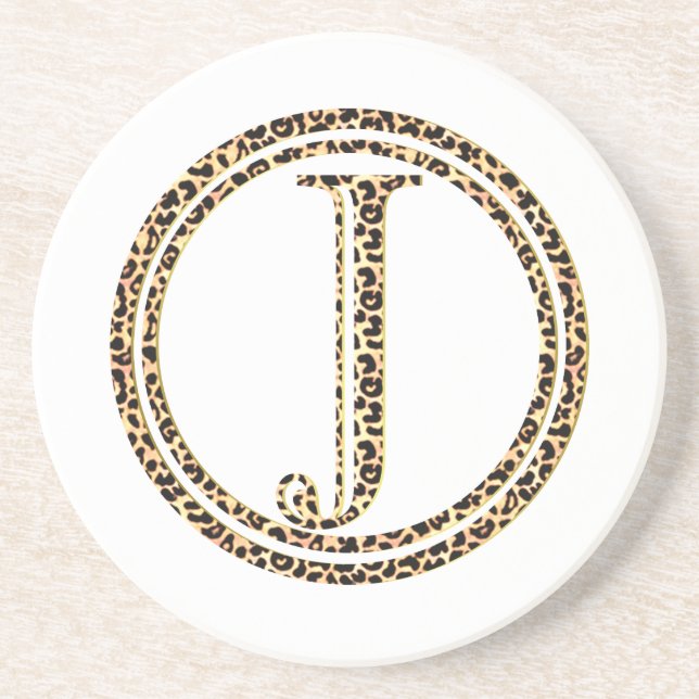 Leopard J Getränkeuntersetzer (Vorne)