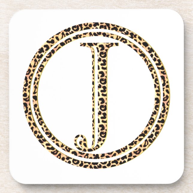 Leopard J Untersetzer (Vorderseite)