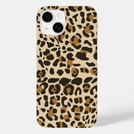 Leopard Jaguar Animal Print Muster Case-Mate iPhone 14 Hülle