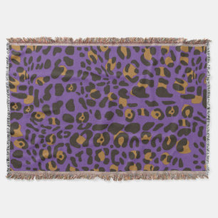 Leopard Jaguar Animal Print Muster Decke