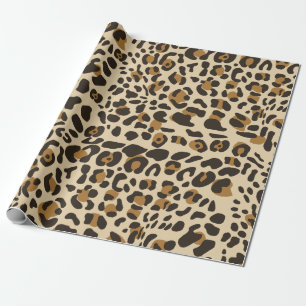 Leopard Jaguar Animal Print Muster Geschenkpapier
