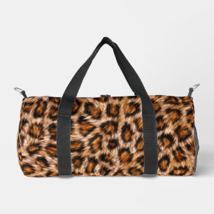 Leopard Jaguar Cat Brown Fur Muster-24609 Duffle Bag