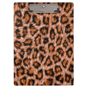 Leopard Jaguar Cat Brown Fur Muster-24609 Klemmbrett