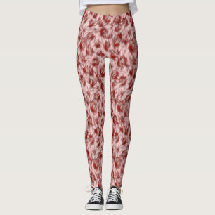 Leopard Jaguar Cat Brown Fur Muster-24609 Leggings