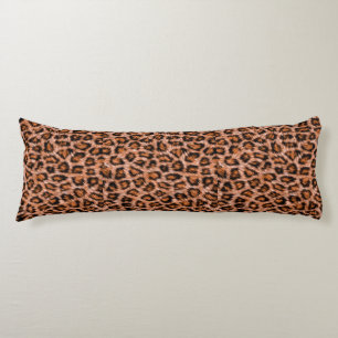 Leopard Jaguar Cat Brown Fur Muster-24609 Seitenschläferkissen