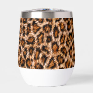 Leopard Jaguar Chat fourrure Brown Motif-24609