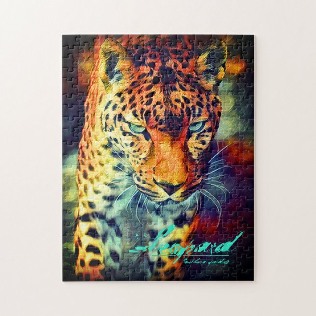 Leopard [Jigsaw puzzle: 252P] (Vertikal)