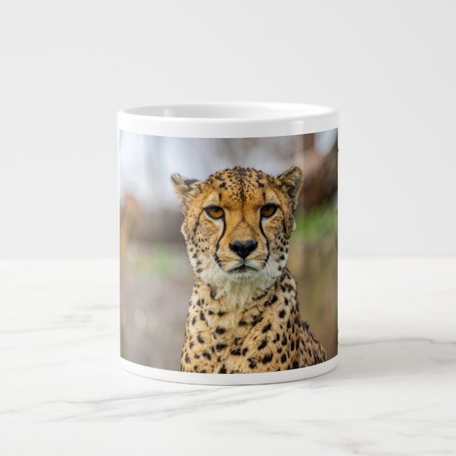 Leopard Jumbo-Tasse (Vorderseite)