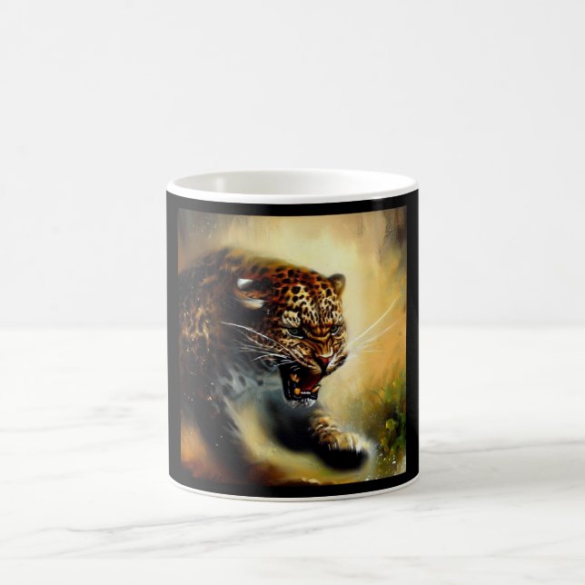 Leopard Kaffeetasse (Mittel)