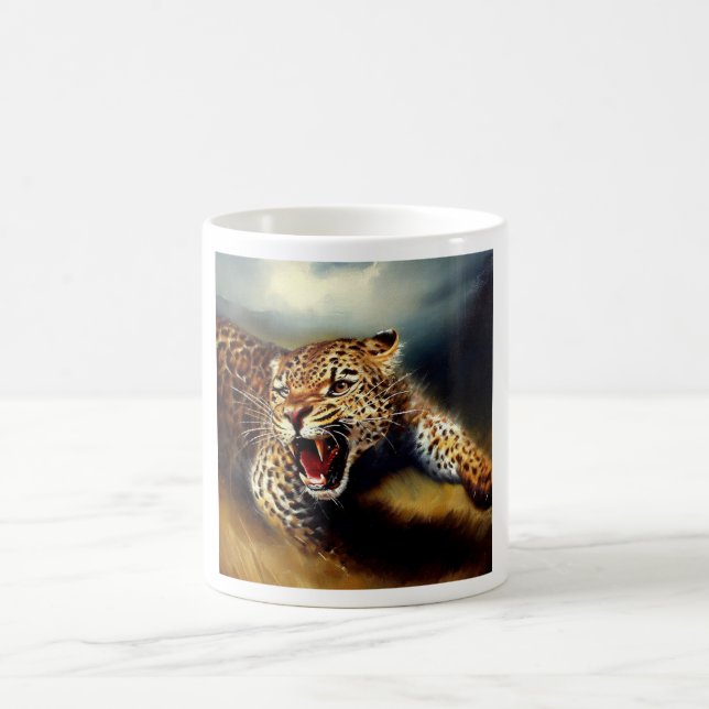 Leopard Kaffeetasse (Mittel)
