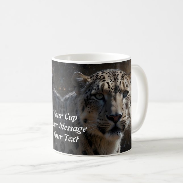 Leopard Kaffeetasse (VorderseiteRechts)