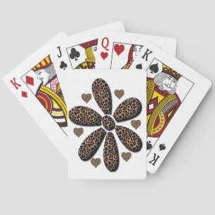 Leopard Kartenstapel Spielkarten