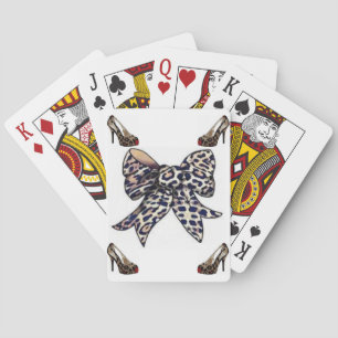 Leopard Kartenstapel Spielkarten