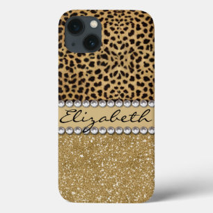 Leopard-Kassagold-Glitzer-diamante de imitación title_seo2