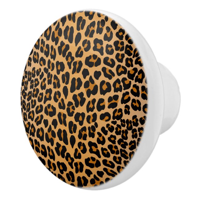 Leopard Keramikknauf (Rechts)