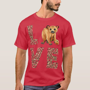 Leopard Kinkajou Liebe Honey Bear Night Walker Kin T-Shirt