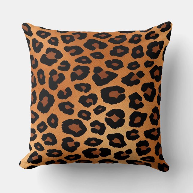 Leopard Kissen (Vorderseite)