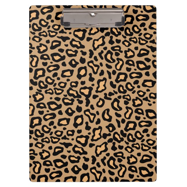 Leopard Klemmbrett Geschenk (Vorderseite)