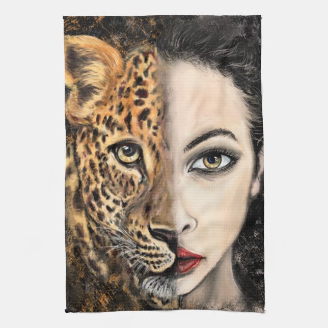 Leopard Küchentücher (Vertikal)