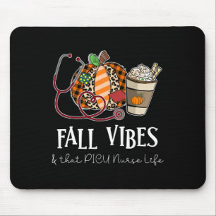 Leopard Kürbis Herbst Stimmung Und Dieses PICU-Kra Mousepad