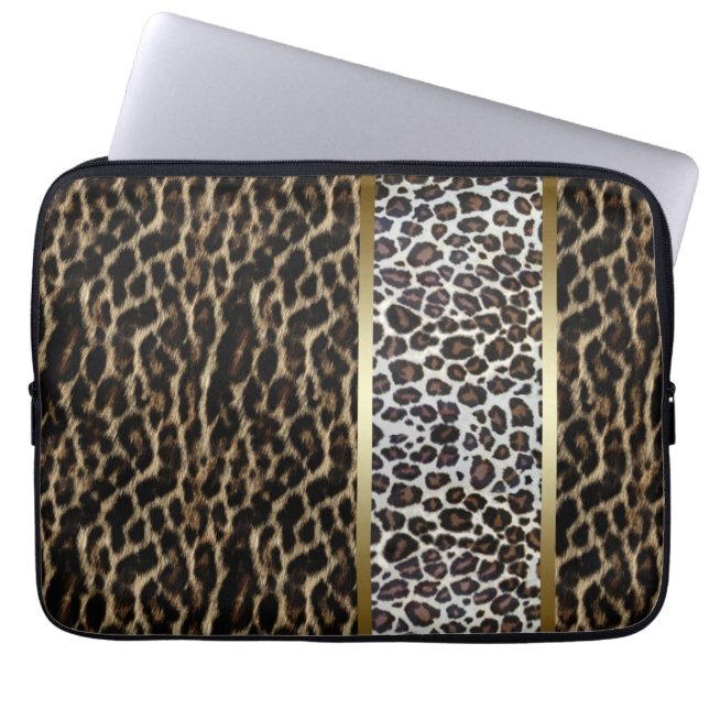 Leopard Laptop Sleeve (Vorderseite)