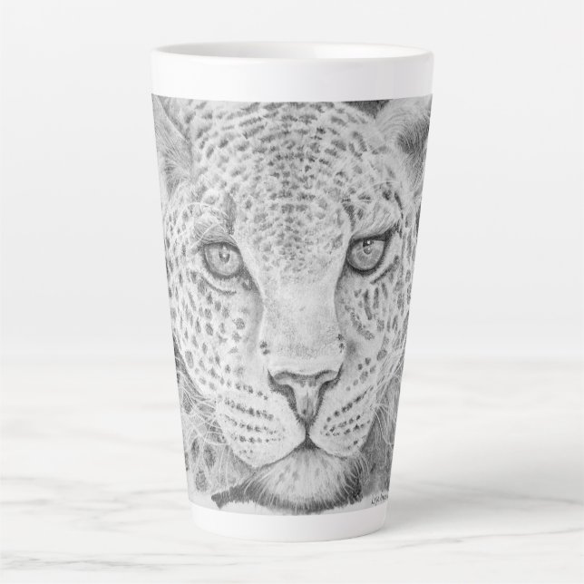 Leopard Latte Mug (Devant)
