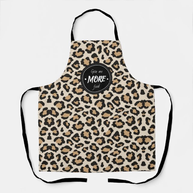 LEOPARD LEATHER SCHÜRZE (Vorderseite)