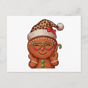 Leopard Lebkuchen Weihnachten Herz Brille Xmas