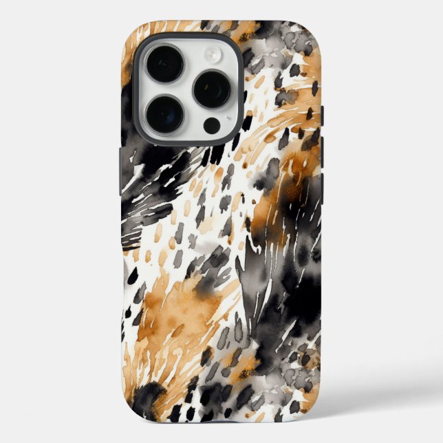 Leopard-Leopard-Tier iPhone 16 Pro Hülle (Rückseite)