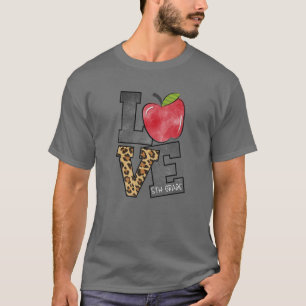 Leopard-Liebe 5. Klasse Lehrer Student wieder auf  T-Shirt