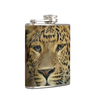 Leopard Liebe Kunst Flachmann