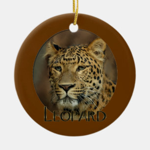Leopard Liebe Kunst Keramik Ornament