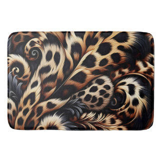Leopard Luxe: Schlafen mit Fierce Style Badematte